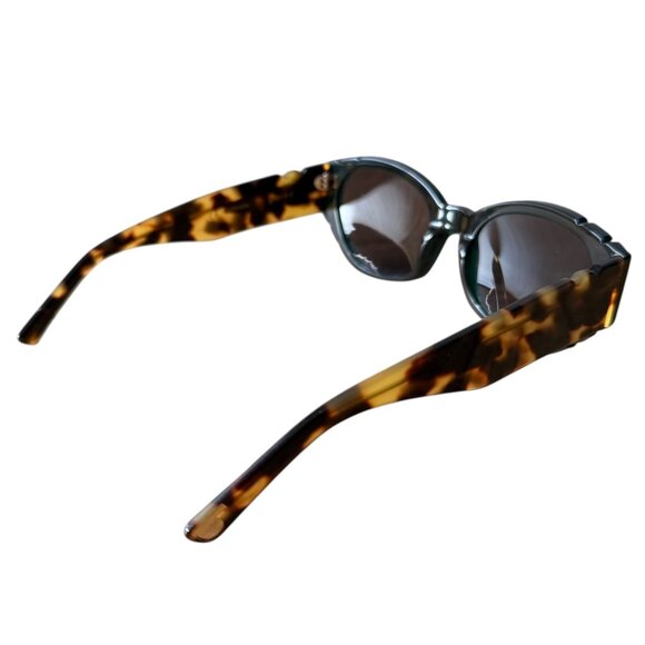Pared Eyewear x‎ Anthropologie Diamonds Pearls Oval Sunglasses Green Tortoise main image 4